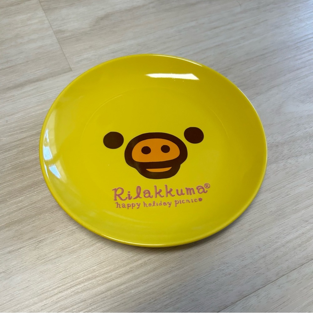 Rilakkuma Kiiroitori‎ Plate 2012 LAWSON Chick Duck Face San-X.